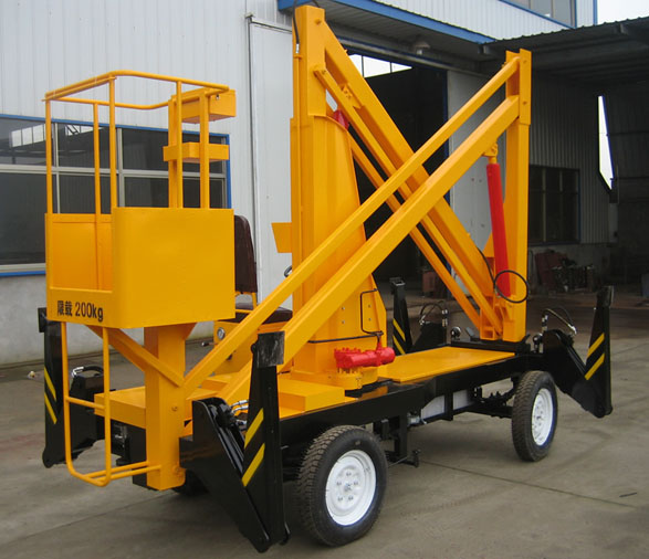 某市政工程訂購(gòu)曲臂式液壓升降機(jī)